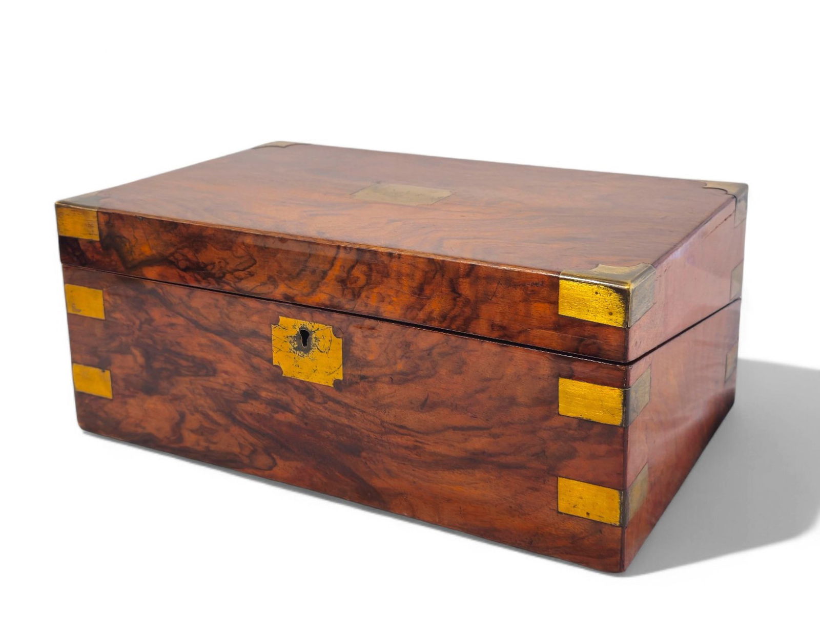 19th Century Rosewood Campaign Lap Desk (1 of 8)