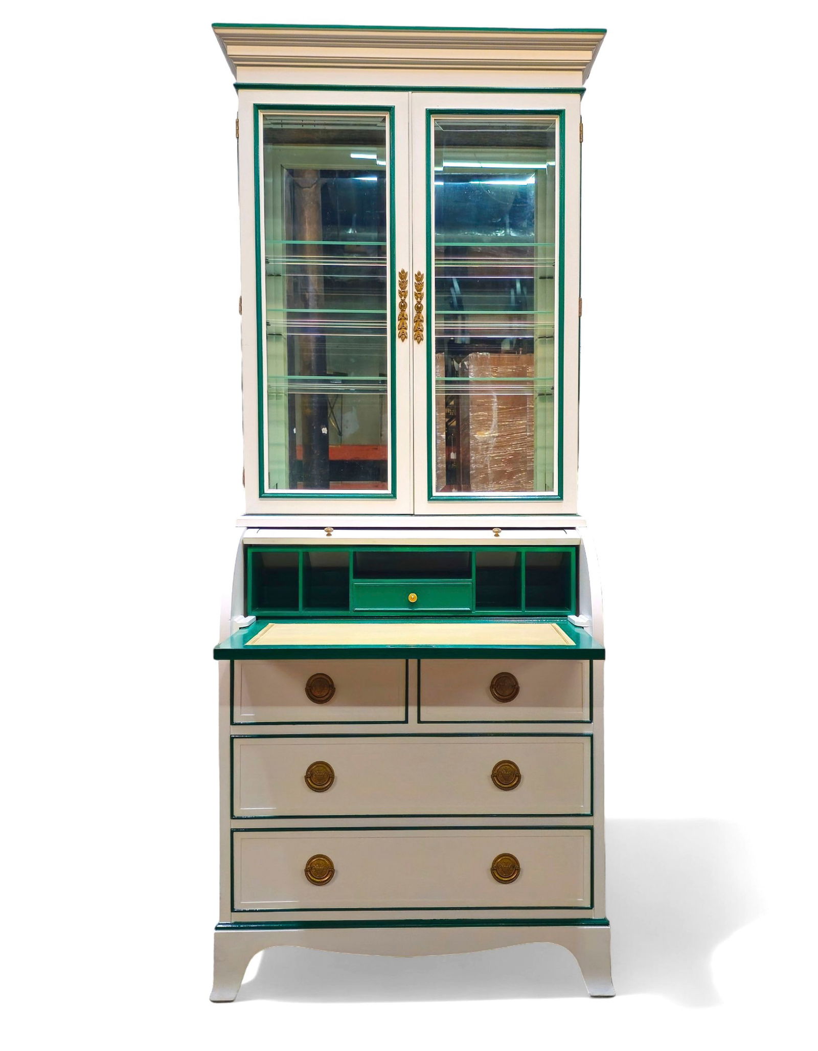 Dorothy Draper Style Secretary Desk (1 of 9)