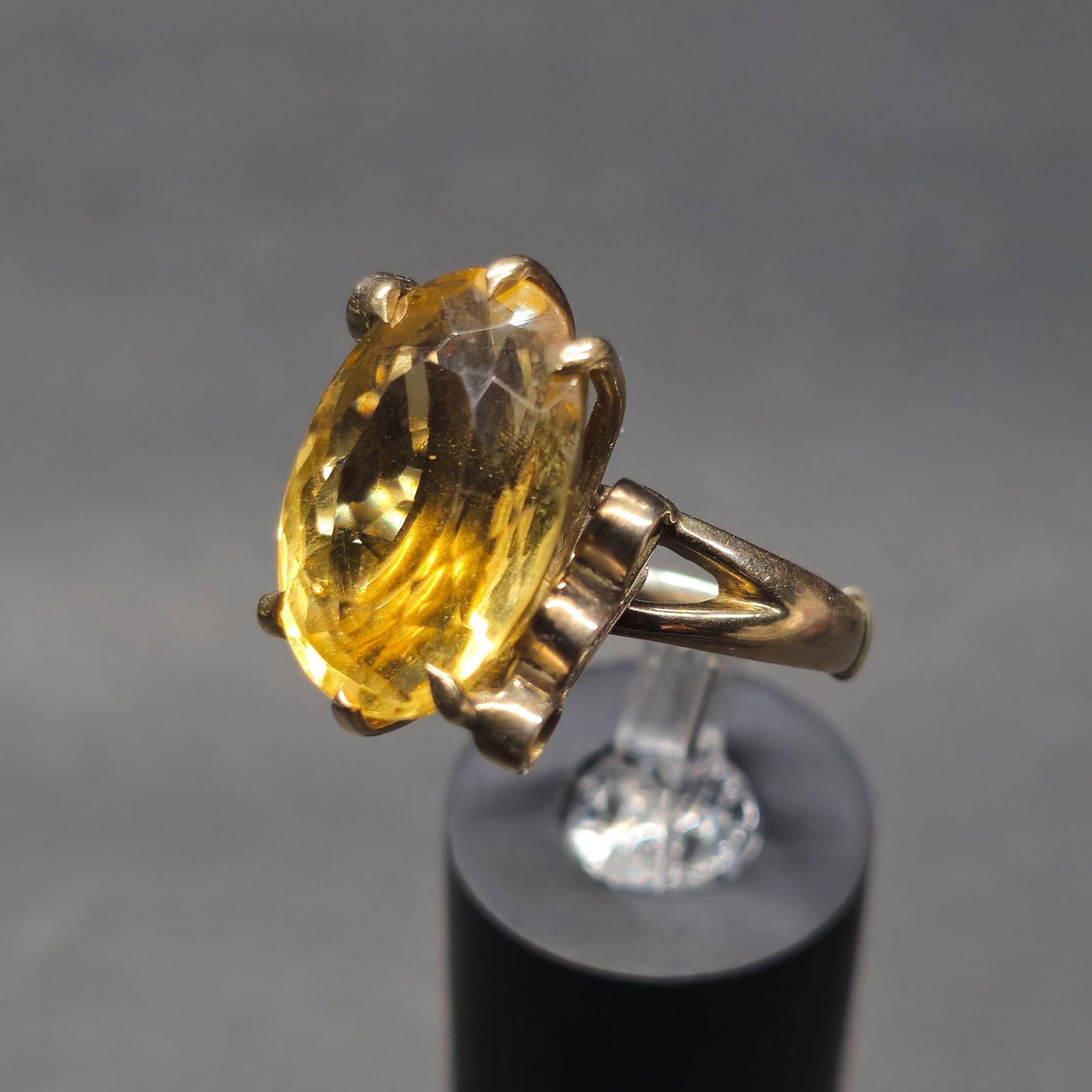 14k Gold Citrine Ladies Ring (1 of 6)