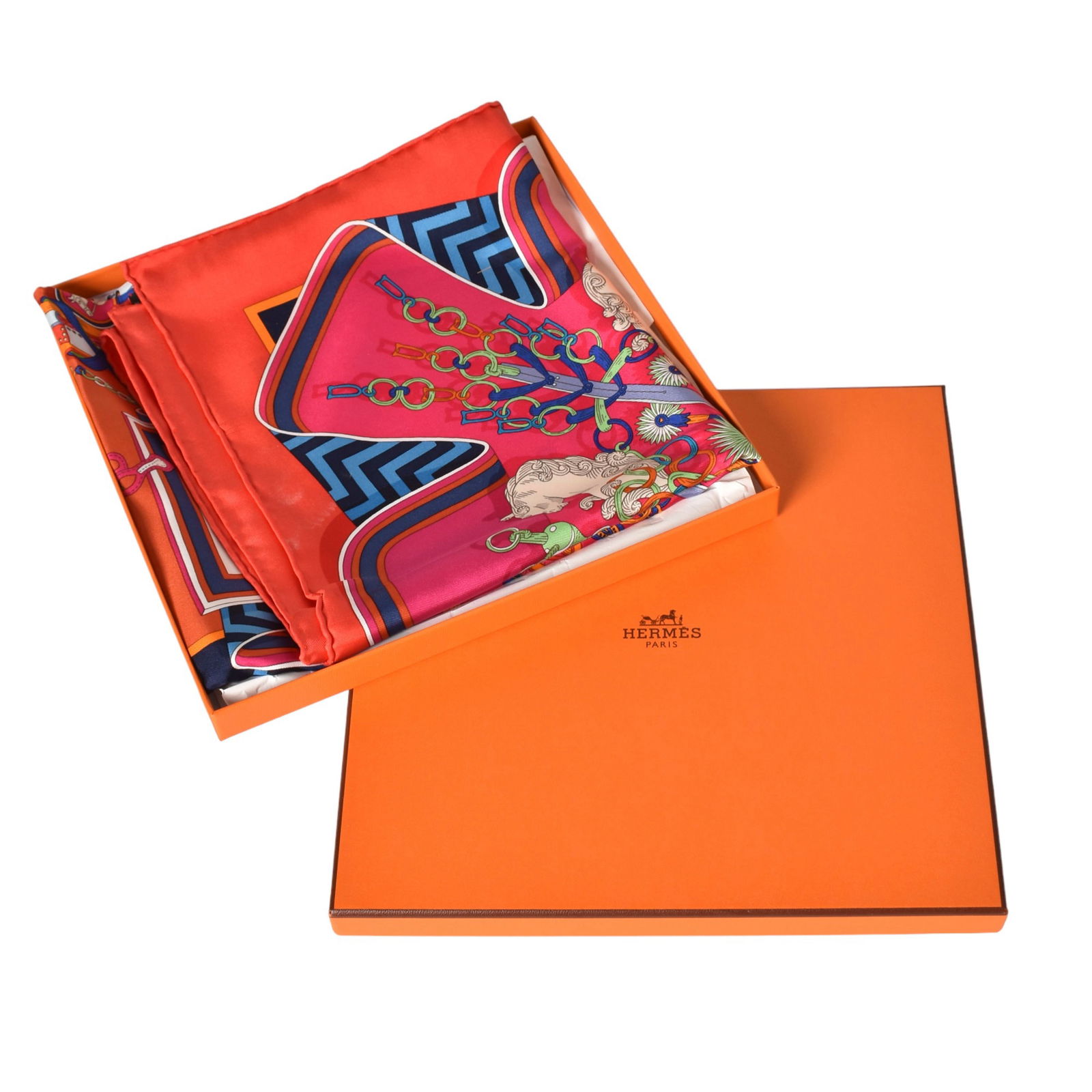 Hermes Bouquets Sellier Scarf (1 of 9)
