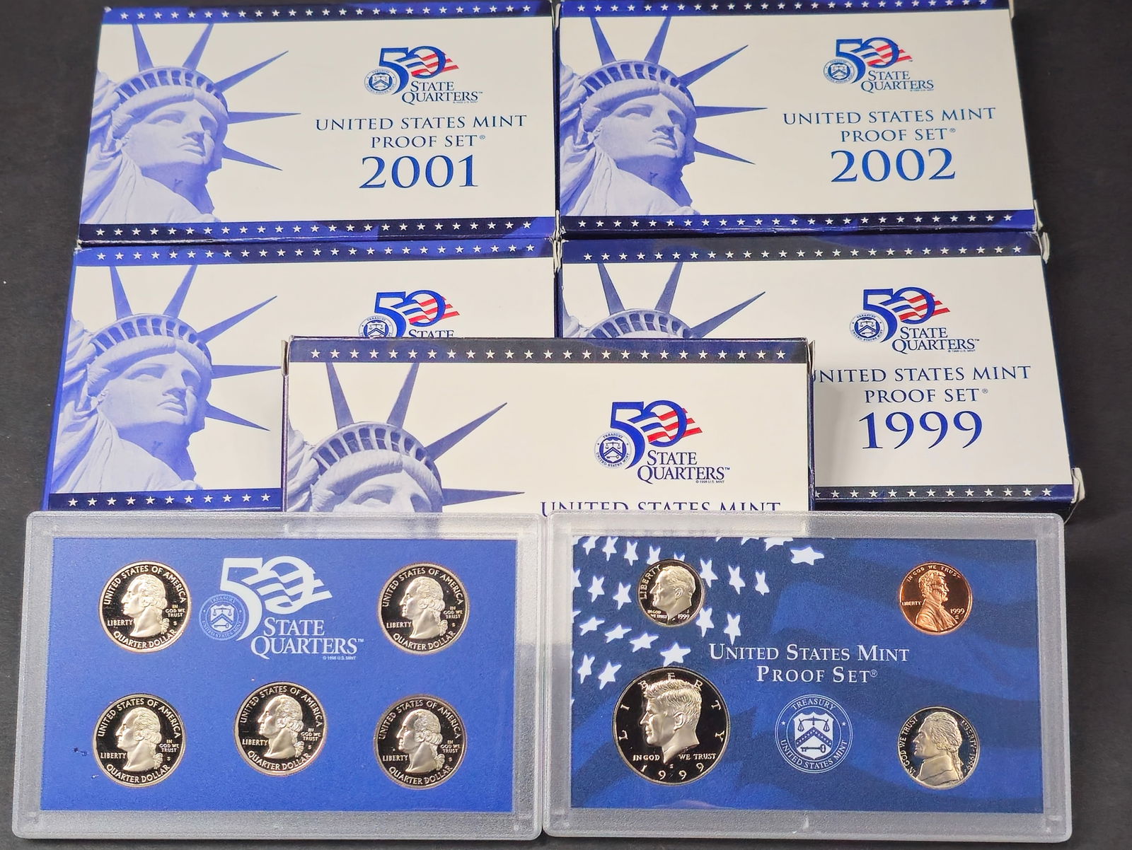 1999-2002 United States Proof Sets (1 of 3)