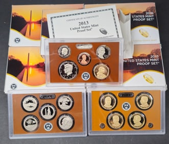 2013, 2014, 2016 United States Proof Sets