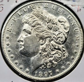1897-S Morgan Silver Dollar DMPL Coin