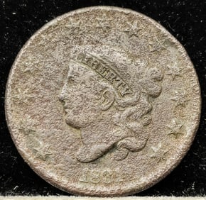 1831 Matron Head Large Cent Coin
