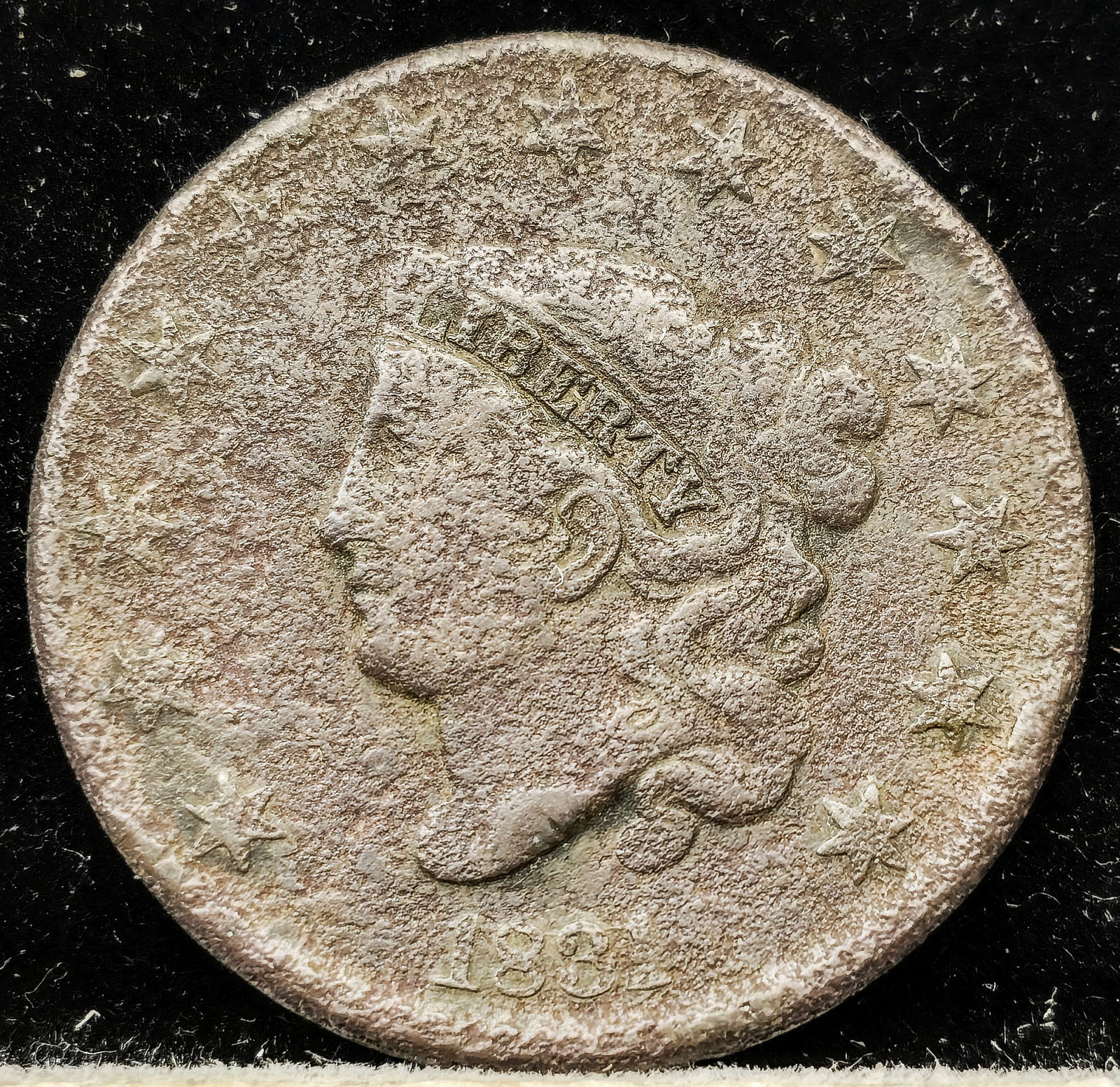 1831 Matron Head Large Cent Coin (1 of 2)