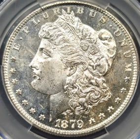 1879-S Morgan Silver Dollar MS 64 CAC
