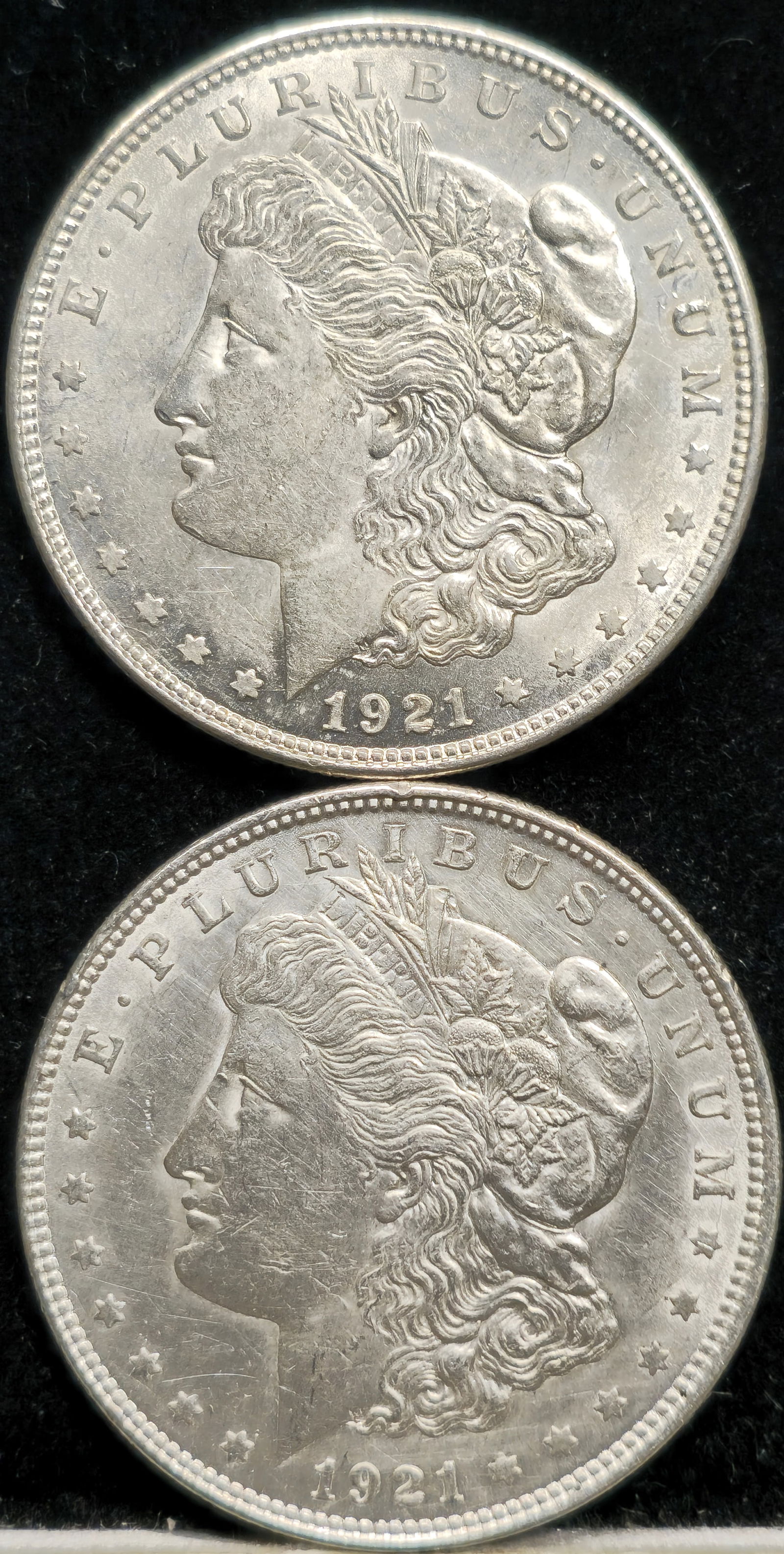 1921 Morgan Silver Dollar Coins Uncirculated (1 of 5)