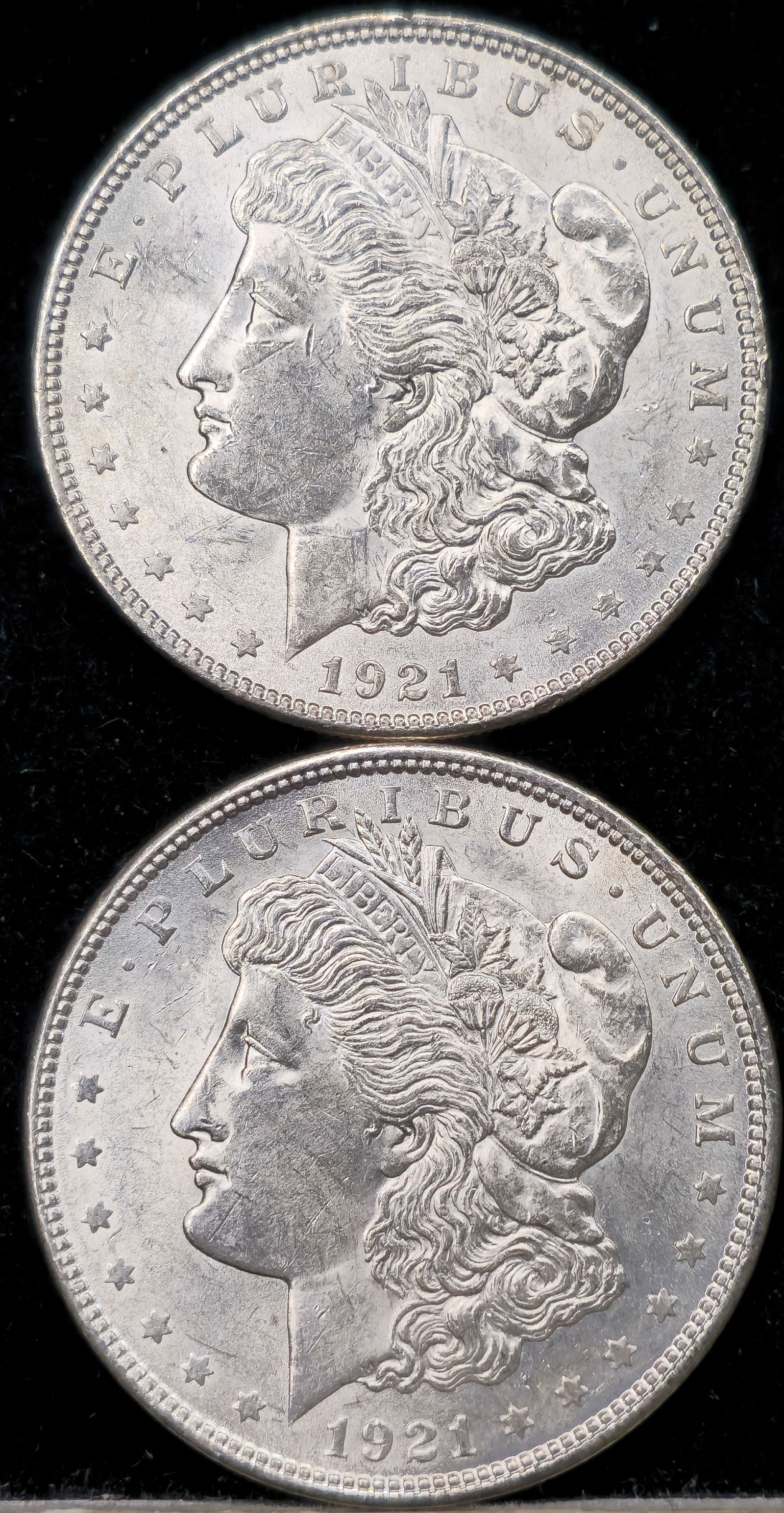 1921 Morgan Silver Dollar Coins Uncirculated (1 of 5)
