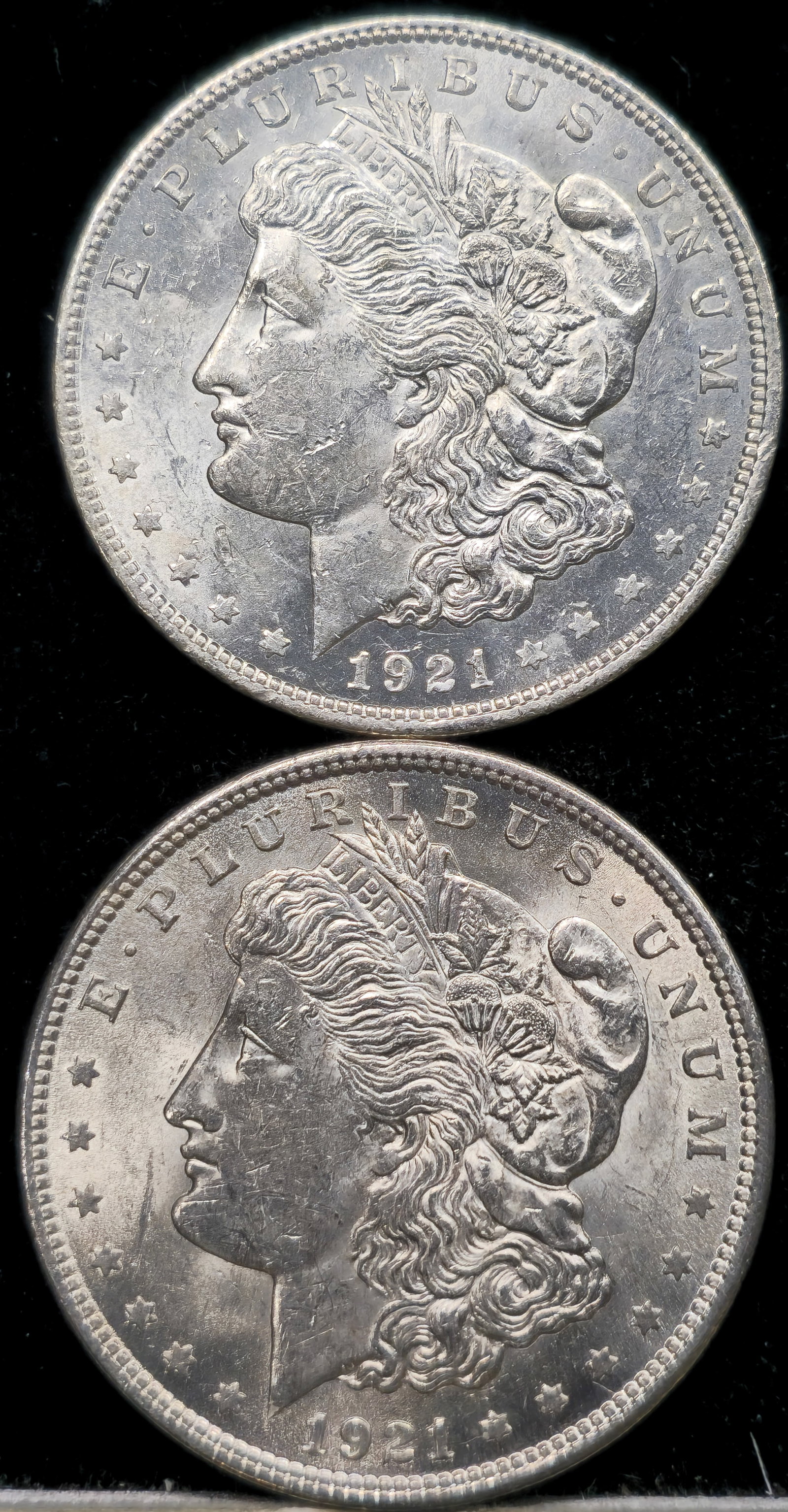 1921 Morgan Silver Dollar Coins Uncirculated (1 of 5)