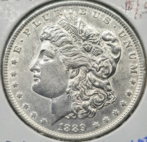 1889 Morgan Silver Dollar Coin Uncirculated