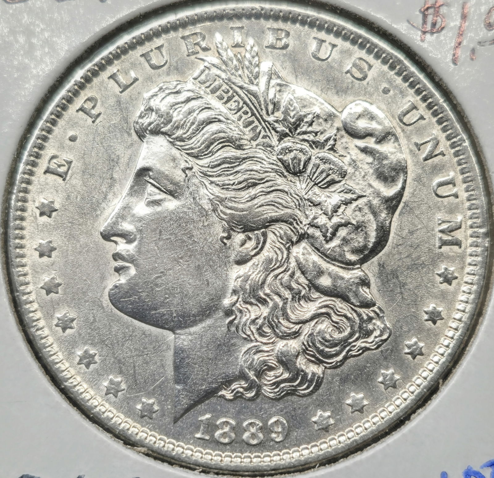 1889 Morgan Silver Dollar Coin Uncirculated (1 of 2)