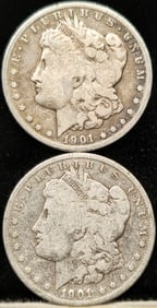 1901-O Morgan Silver Dollar Coins