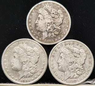 1883 Morgan Silver Dollar Coins