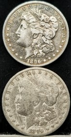 1896-O Morgan Silver Dollar Coins