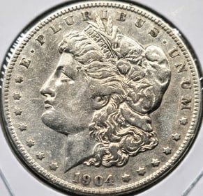 1904-S Morgan Silver Dollar Coin Key Date