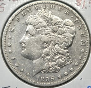 1895-S Morgan Silver Dollar Coin Key Date