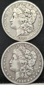 1886-O Morgan Silver Dollar Coins