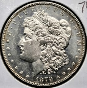 1879 Morgan Silver Dollar PL