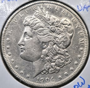 1904 Morgan Silver Dollar Coin