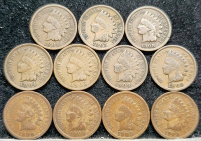 Indian Head Cent Coins