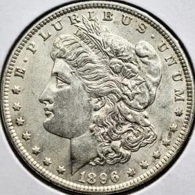 1896 Morgan Silver Dollar Coin Uncirculated