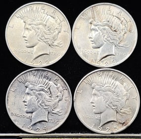 Peace Silver Dollar Coins