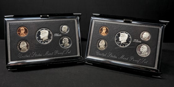1994 & 1995 United States Mint Premier Silver Proof Sets