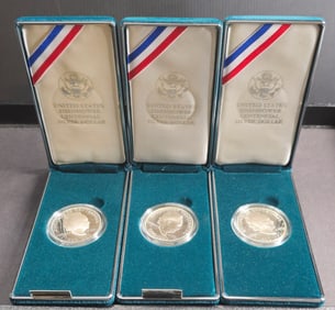 1990 United States Eisenhower Centennial Silver Dollar Proof Coins