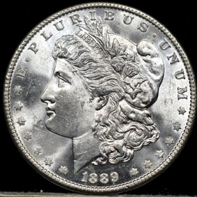 1889 Morgan Silver Dollar Coin Uncirculated