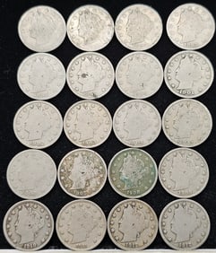 Liberty V Nickel Grouping