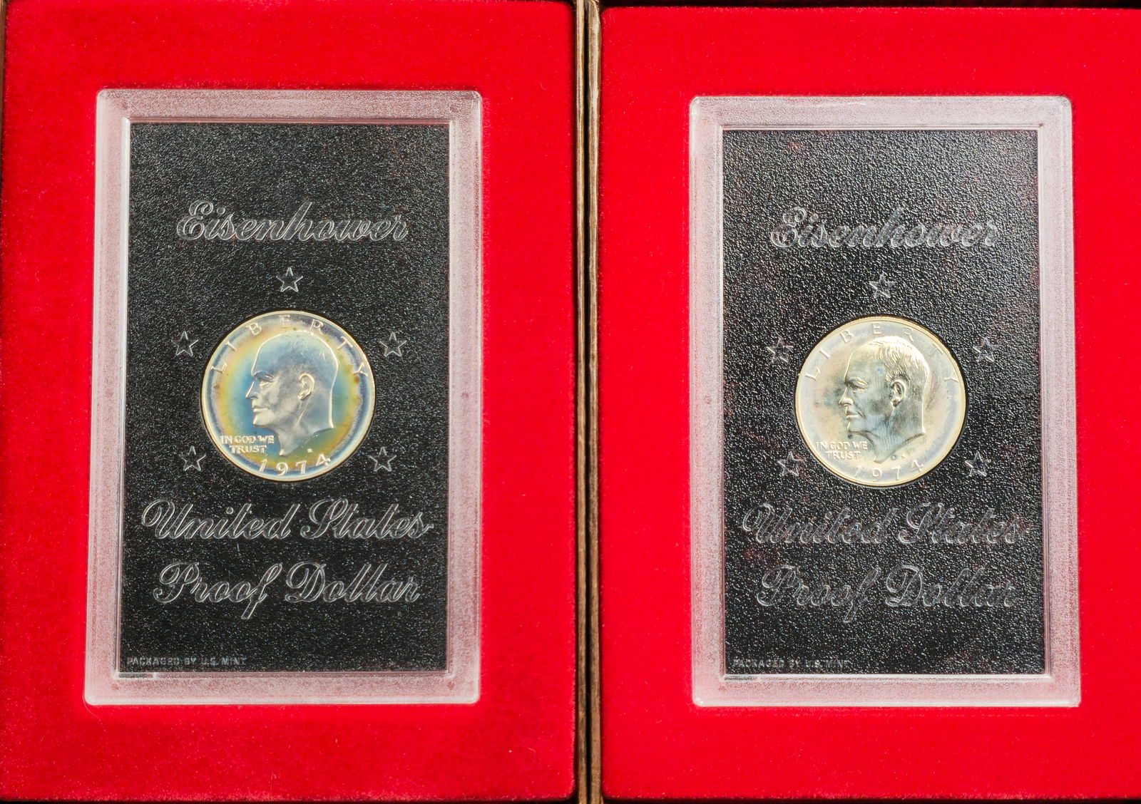 1974-S Eisenhower Silver Dollar Proof Coins (1 of 5)