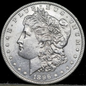 1896 Morgan Silver Dollar Coin Uncirculated