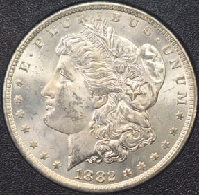 1882-CC Morgan Silver Dollar GSA MS 62 CAC