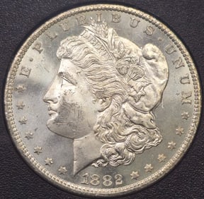 1882-CC Morgan Silver Dollar GSA MS 63 CAC