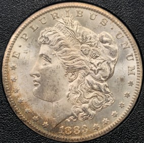 1883-CC Morgan Silver Dollar GSA VAM 4 MS 64 CAC