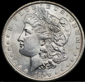 1890 Morgan Silver Dollar Coin Uncirculated