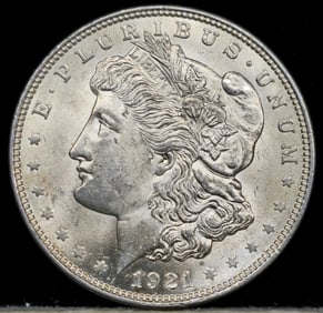 1921 Morgan Silver Dollar Coin Uncirculated GEM