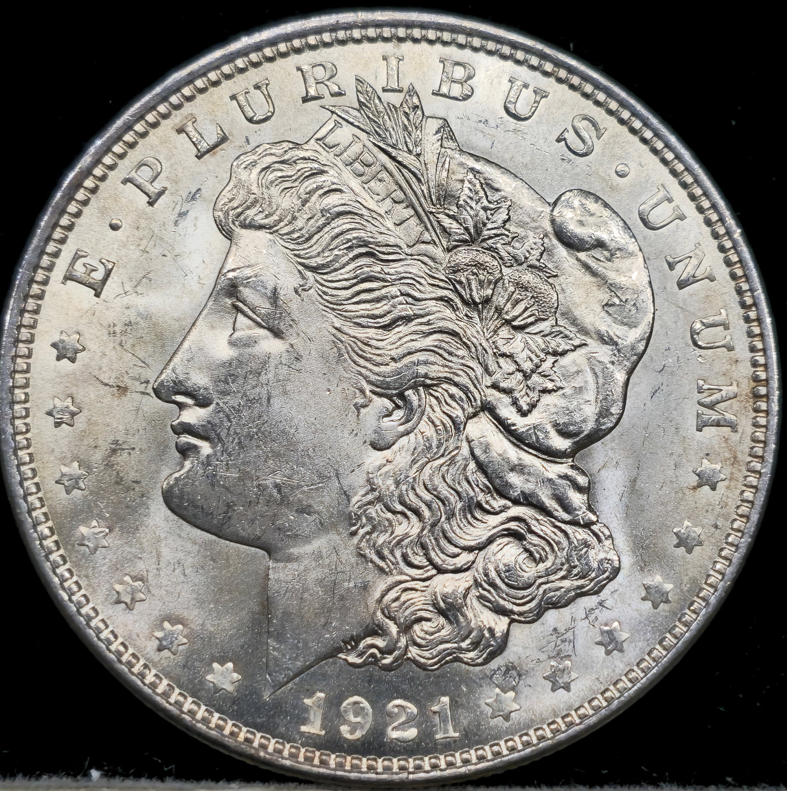 1921 Morgan Silver Dollar Coin Uncirculated GEM (1 of 2)