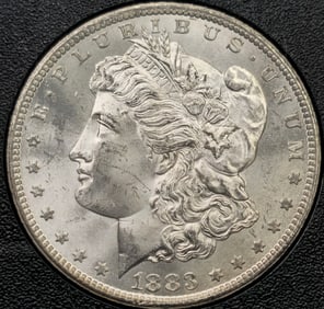 1883-CC Morgan Silver Dollar GSA VAM 5B MS 62 CAC