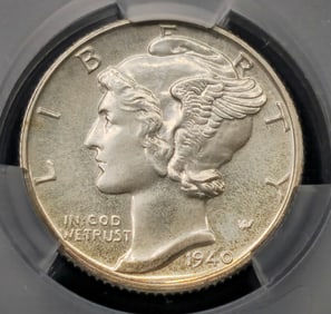 1940 Mercury Silver Proof Dime PR 67 CAC