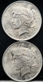 1923 Peace Silver Dollar Coins