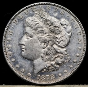 1878 7TF Morgan Silver Dollar DMPL Coin