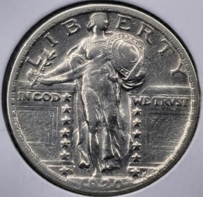 1920-S Standing Liberty FH Silver Quarter Coin