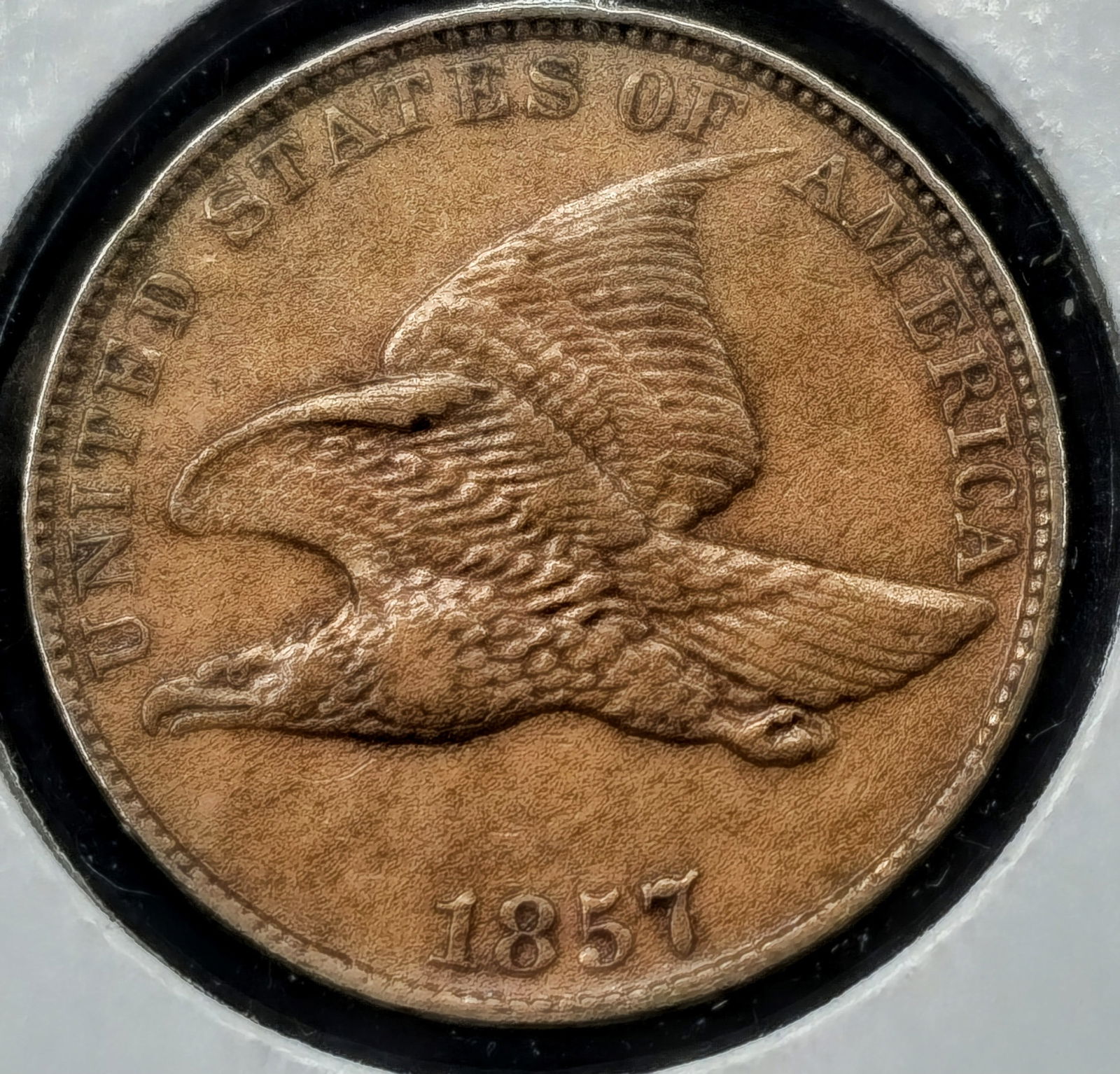 1857 Flying Eagle Cent Coin (1 of 2)
