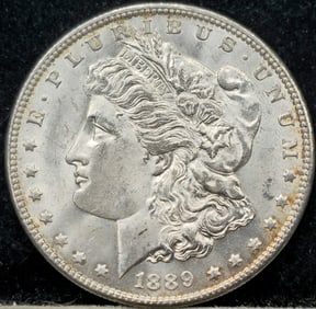 1889 Morgan Silver Dollar Coin Uncirculated