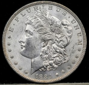 1884-O Morgan Silver Dollar Coin Uncirculated