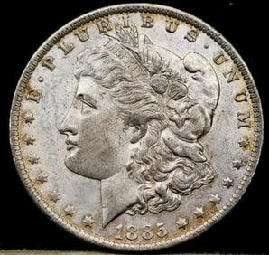 1885-O Morgan Silver Dollar Coin Uncirculated