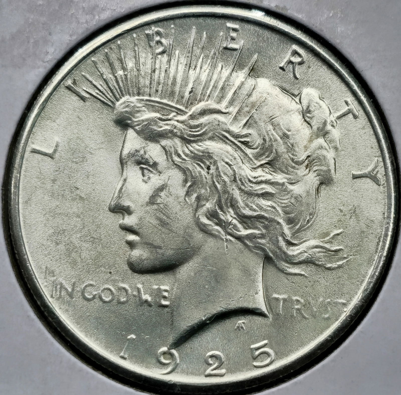 1925 Peace Silver Dollar Coin Uncirculated (1 of 2)
