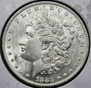 1883 Morgan Silver Dollar Coin Uncirculated