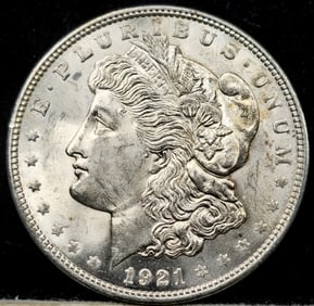 1921 Morgan Silver Dollar Coin Uncirculated